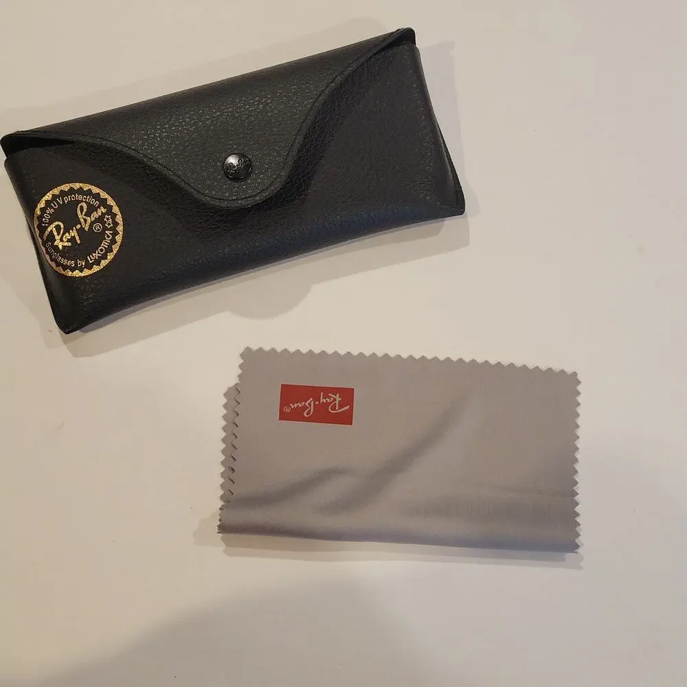 Ray-Ban Ray Ban Sunglasses Eyeglasses faux leather semisoft black case 212